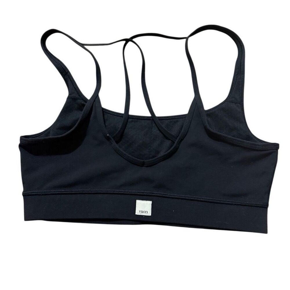 Vuori black sports bra size small